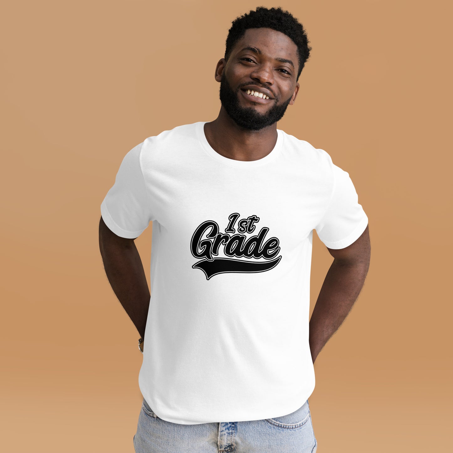 First Grade Swoosh Unisex t-shirt