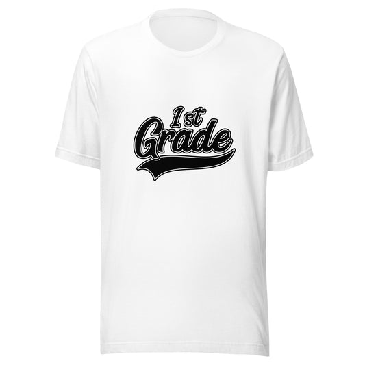 First Grade Swoosh Unisex t-shirt