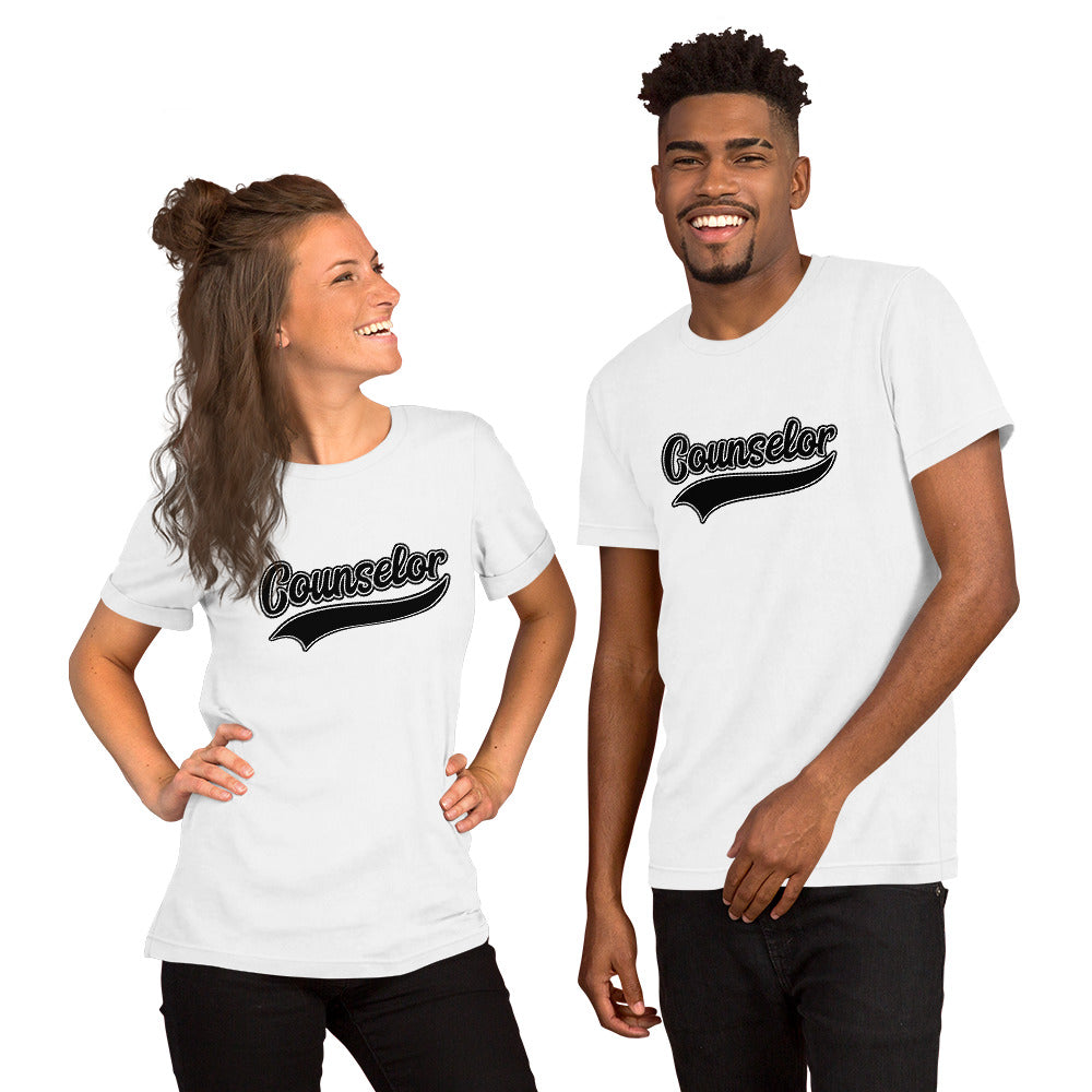 Counselor Swoosh Unisex t-shirt