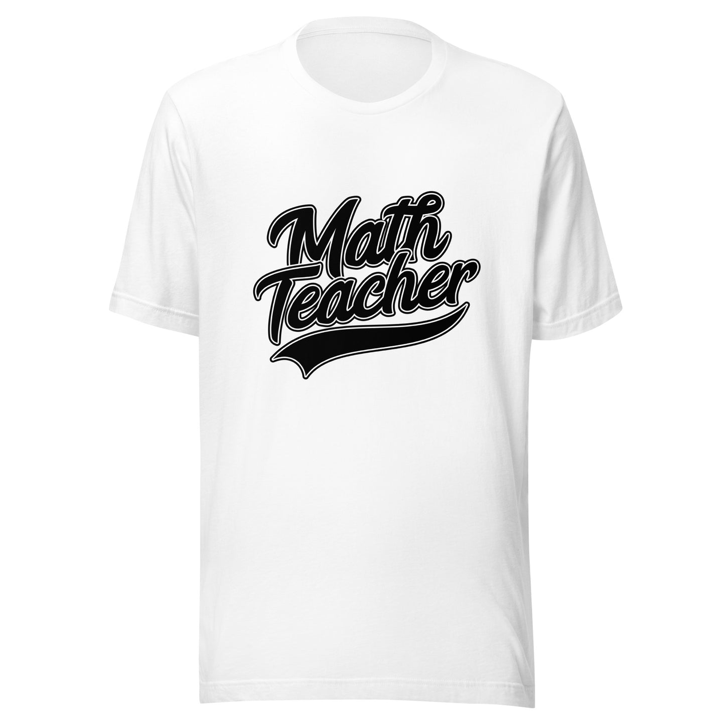 Math Teacher Swoosh Unisex t-shirt